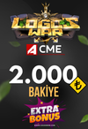 Logoswar 2000 AB + 1000 AB Bonus ( 60.000 KC Değerinde )